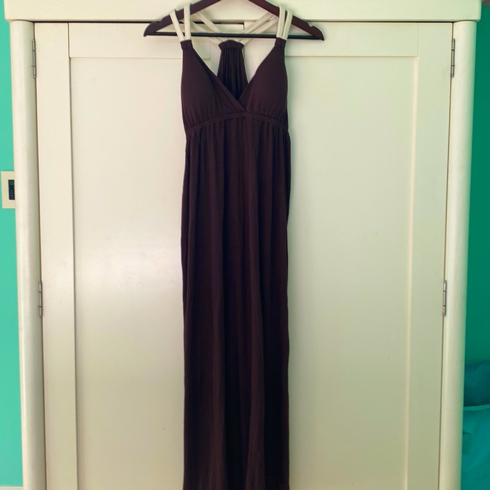 Chocolate maxi dress